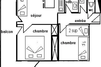 Appartement in Plagne Centre vlakbij de...