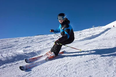 Berghütte in Alpen nahe Skipisten