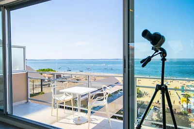 Geneviève auf dem Dach