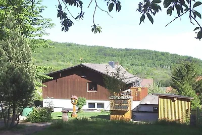 Wolf mit Kaminofen