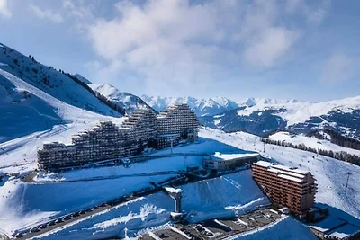 Wohnung in La Plagne mit Blick auf den Mont...