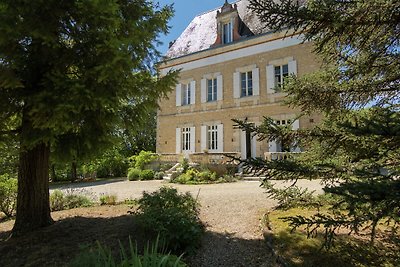 Upscale Mansion in Brouchaud with Views Acros...