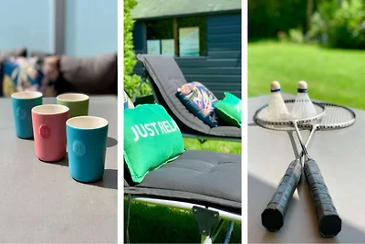 Ferienhaus mit Lounge-Sets
