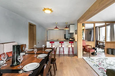 Apartment in Courchevel mit Jacuzzi und...