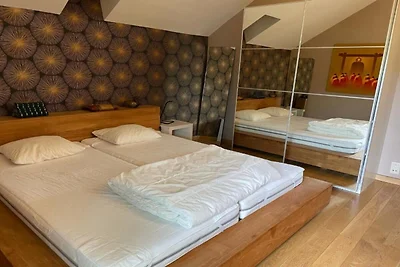 Ferienhaus mit Sauna und Garten in der Nähe v...