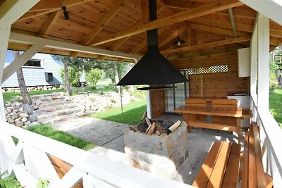 Ferienhaus mit Sauna in Seenהhe