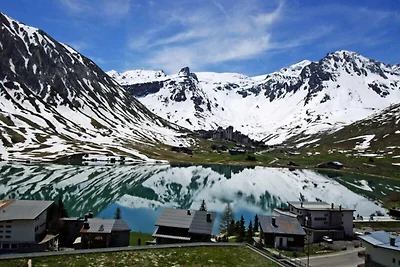 Apartment in Tignes mit Blick auf den...