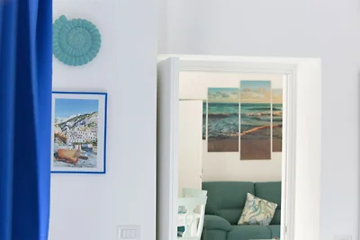 Ferienhaus Positano mit Meerblick Terrasse