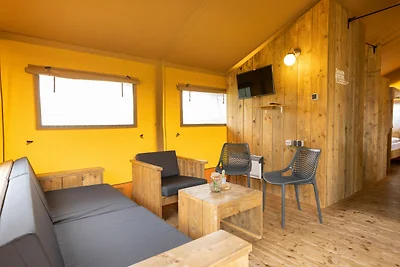 Tenda safari con bagno, in un parco vacanze v...