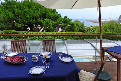 Bretonische Villa in Toplage mit Pool und Mee...
