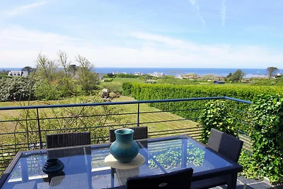Panorama-Meerblick-Refugium in der Bretagne