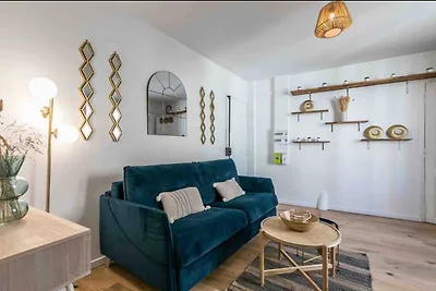 Charmant appartement met 1 slaapkamer en 4 zi...