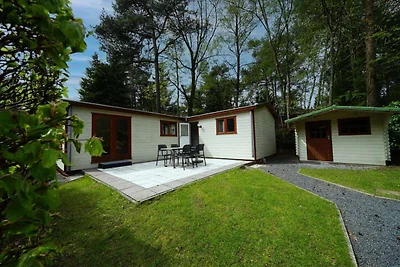 Chalet para 4 personas con ducha de lluvia.