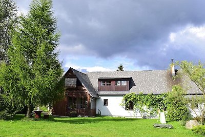 Ferienhaus mit Kamin und Dachterrasse, Bacz