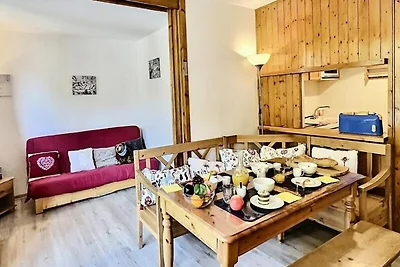 Apartment in Val d'Isère mit Bergblick