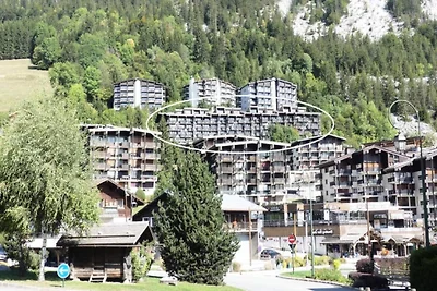 Wohnung in La Clusaz mit Bergblick