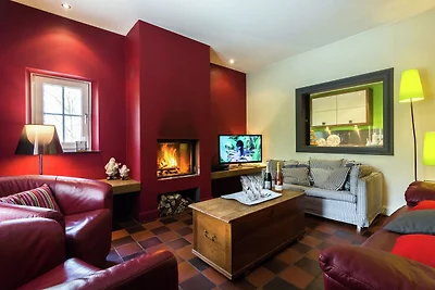 Fijn vakantiehuis met sauna, open haard en gr...