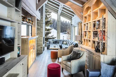 Chalet in Les Gets mit Jacuzzi & Skizugang