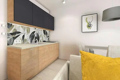 Wohnung in Grzybowo mit Garten