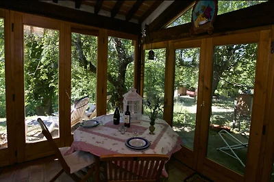 Ferienhaus in Seggiano mit Wald