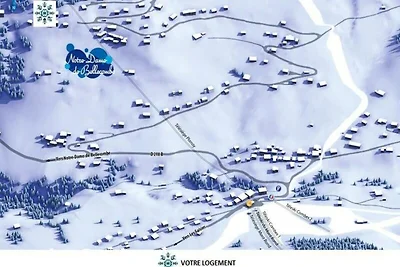 Apartment in der Nähe der Skipisten von Mont...