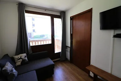 Studio-Hütte · Fuß der Piste · Balkon