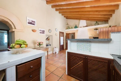 Sa Plana (cala Bona) - Ferienhaus Mit Pool