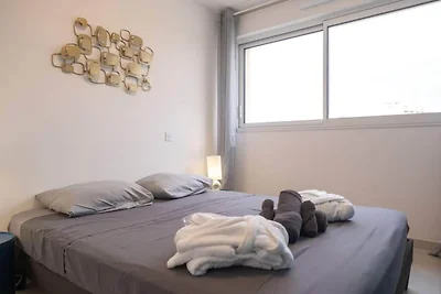 Apartment mit Balkon am Meer in Valras