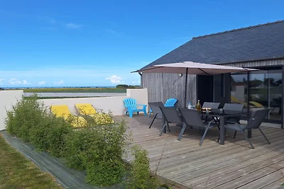 Ferienhaus in der Bretagne mit Meerblick