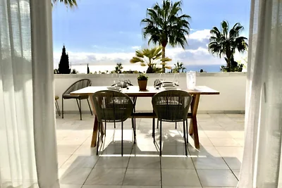 Ferienwohnung in Marbella mit Meerblick