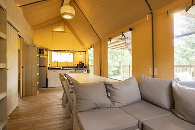 Glamping für 8 Personen in einer Ranger Lodge