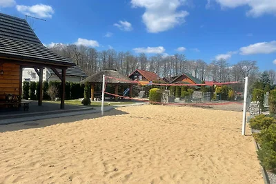 Ferienhaus mit Terrasse, in der Nähe des Sees