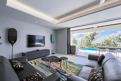 Villa a Saint-François con piscina a sfioro