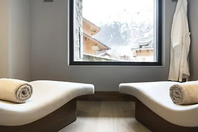 Wohnung in Les Contamines mit Spa