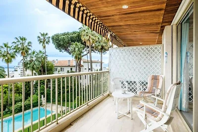 Wohnung in Cannes mit Pool und Strand