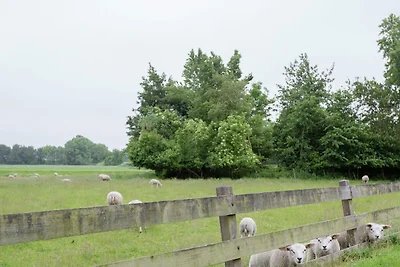 Oude stelpboerderij bij het IJsselmeer