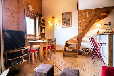 Ferienhaus in Le Chantel mit Blick auf den Mo...