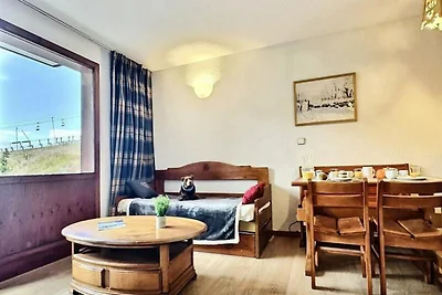 Wohnung in Tignes mit Bergblick