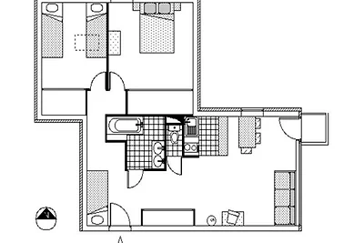 3 Zimmer für 6 Personen