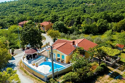 Villa in Ripenda Kras mit Pool und Sauna