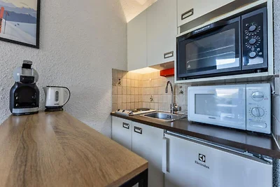 Wohnung in Les Orres mit Blick auf das Tal