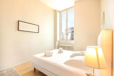 Herrliche Wohnung mit Gartenblick