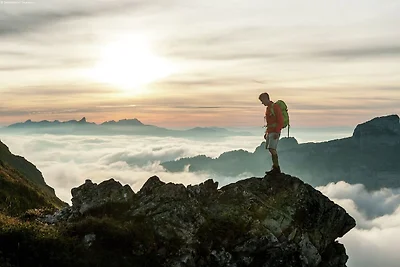 Holzchalet inmitten der Berge in La Tzoumaz