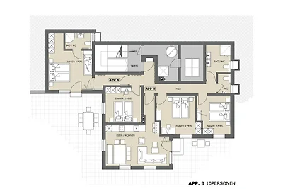 Luxuriöses Appartement mit Terrasse