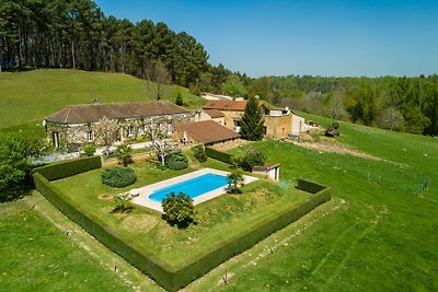 Schönes Ferienhaus mit Blick auf die Natur