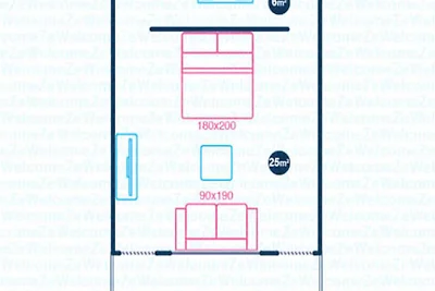Studio für 3 Personen