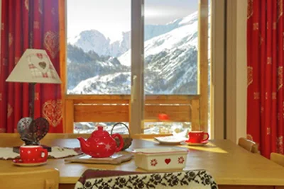 Wohnung in Frankreich mit Ski-Aussicht