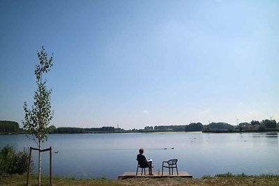 Villa vista lago con piscina e molo per la...