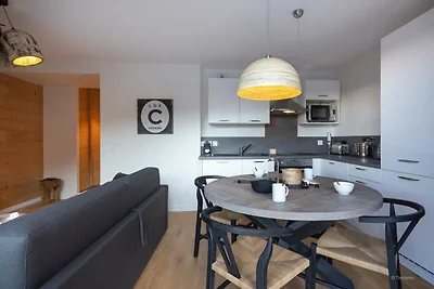 Malerische Wohnung in Vaujany mit Bergblick