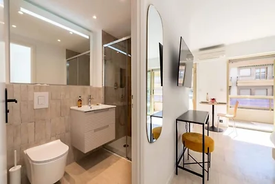 Studio mit Terrasse, 2 Minuten von der Croise...